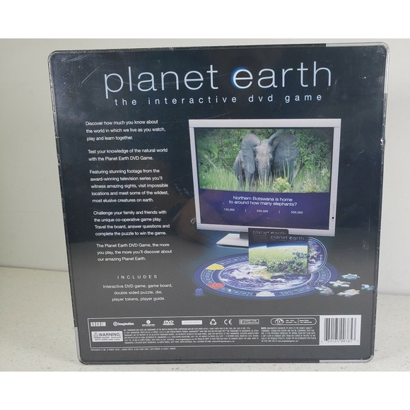 Imagination - BBC Planet Earth the Interactive DVD Game-Bonus Card Game New - Picture 2 of 7
